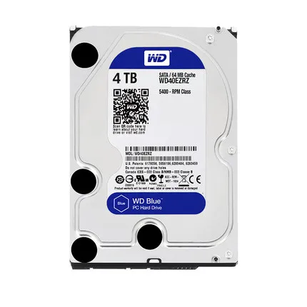 Синий диск WD40EZRZ 4 ТБ настольный механический жесткий Западный цифровой SATA для