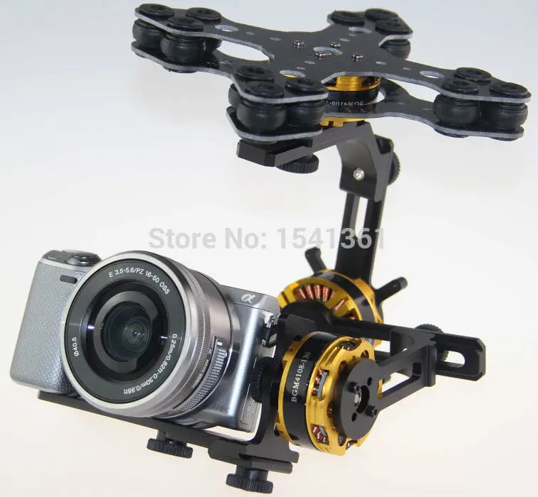 

DYS 3 Axis Gimbal Mount Kit + 3pcs 4108 Brushless Motor For Sony Canon 5N 5R NEX Camera Photography Aerial FPV