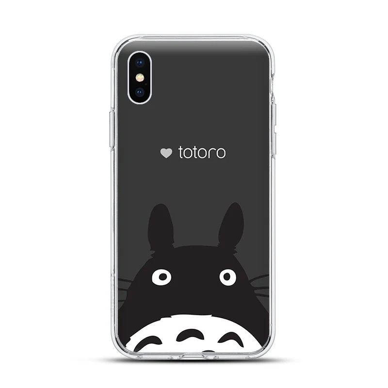 Ghibli Тоторо Чехол для мобильного телефона iPhone 12 11 Pro X XR XS Max SE2020 7 8 6 6s Plus 5S мини