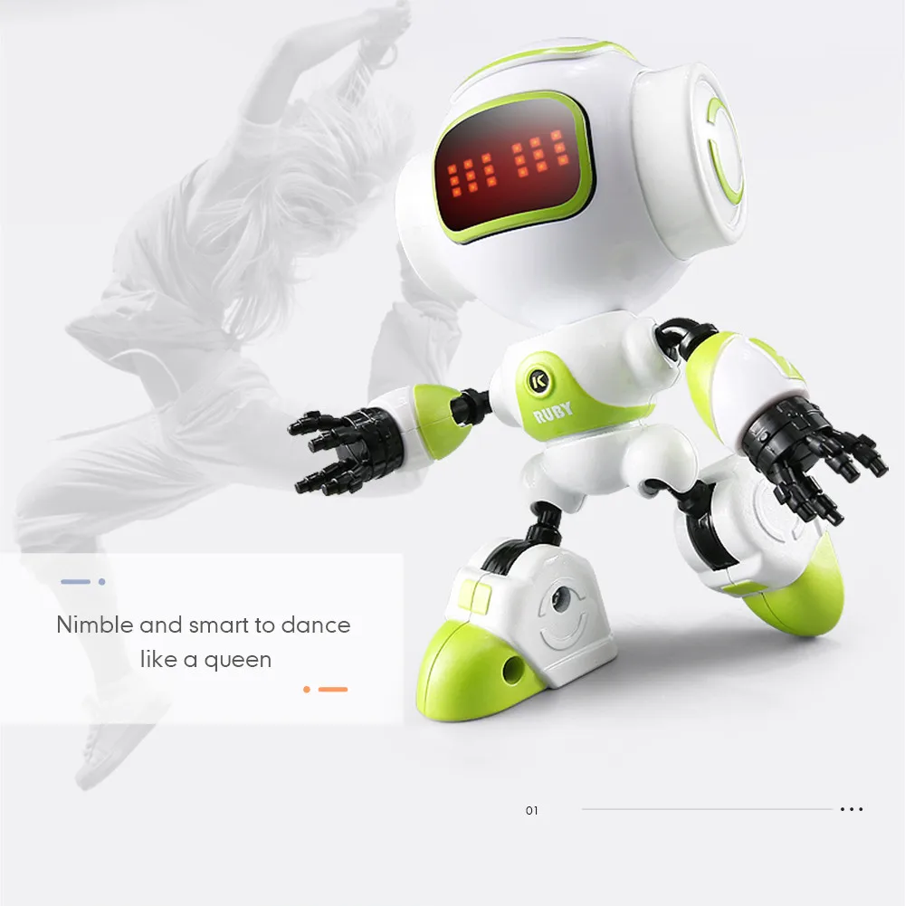 JJRC R8 Сенсорное многофункциональное музыкальное умное мини робот из сплава