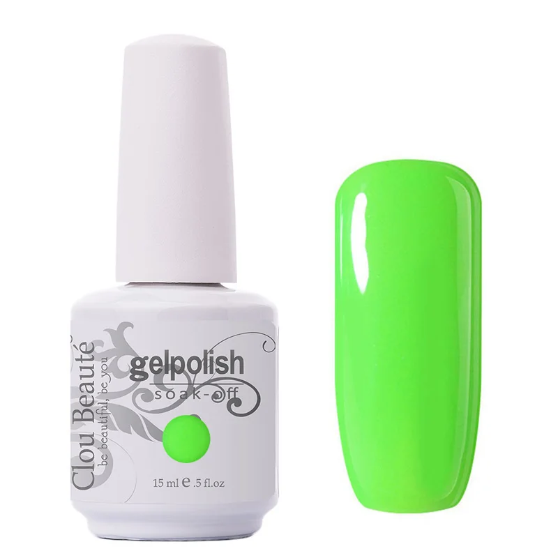 15 мл Clou Beaute Выберите любой 1 Цвет Гель-лак для ногтей впитывающийся УФ-гель для ногтей Светодиодная лампа УФ-гель для ногтей Гель-лак для ногтей - Цвет: BIZCBB1473