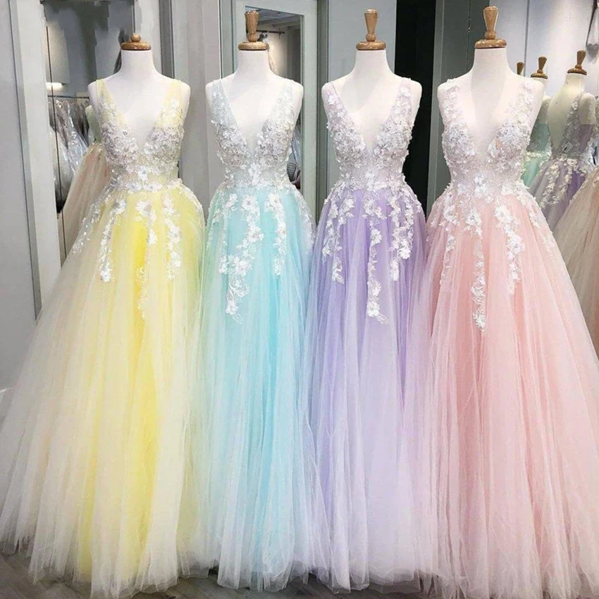Romantic-Design-Princess-Blush-Pink-Beaded-Lace-Applique-vestidos-de-fiesta-Party-Prom-Gowns-2019-Ball (1)