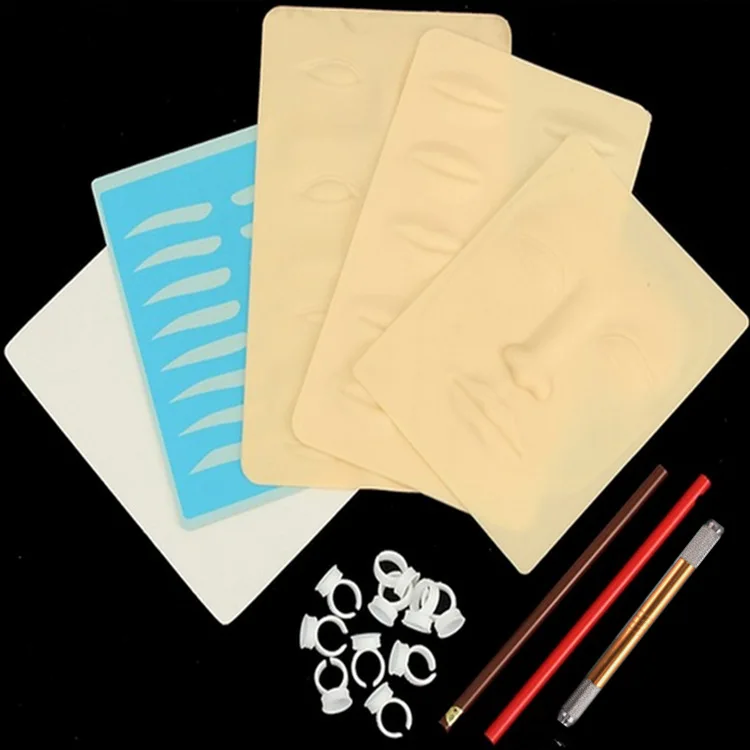 

High quality 3D eyebrow lip permanent makeup tattoo set
