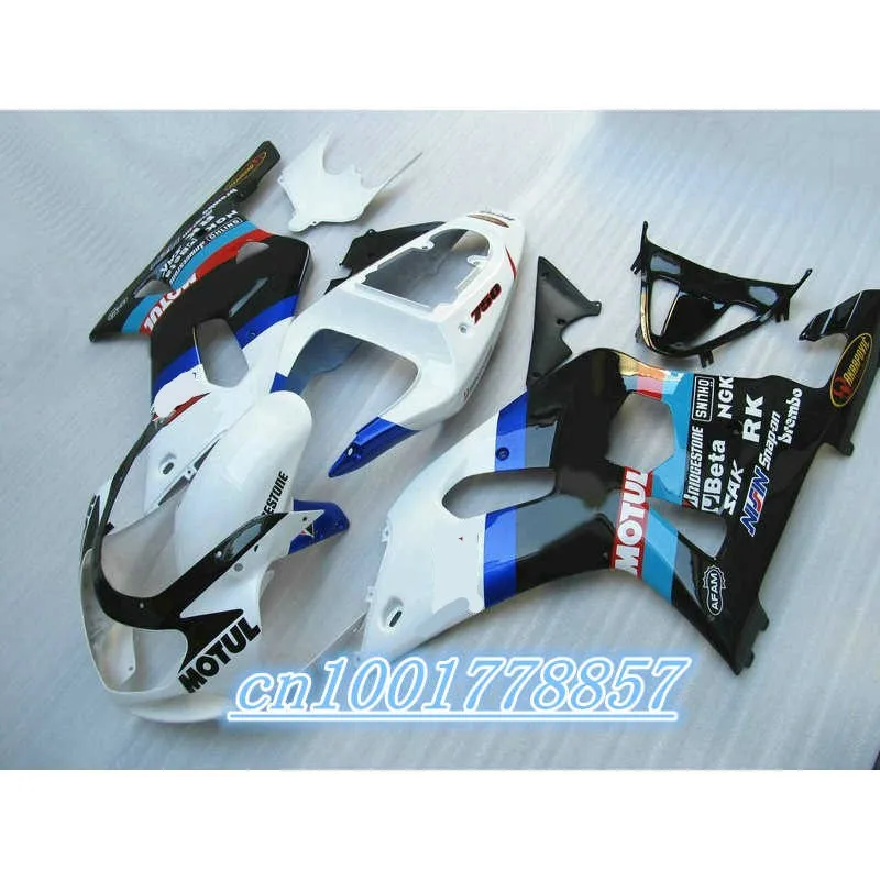 Лучшая распродажа! Комплект обтекателей для GSXR600 750 01 02 03 GSXR 600 GSX R750 K1 Синий