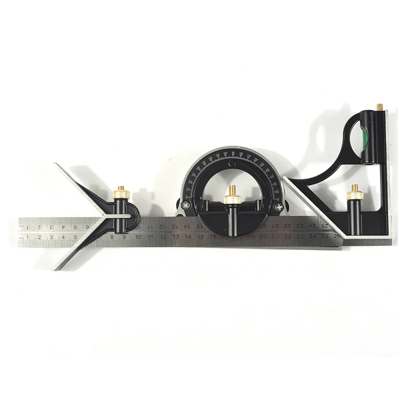 

30cm Combination Angle Ruler Stainless Steel Square Protractor Measuring Tool SKD88