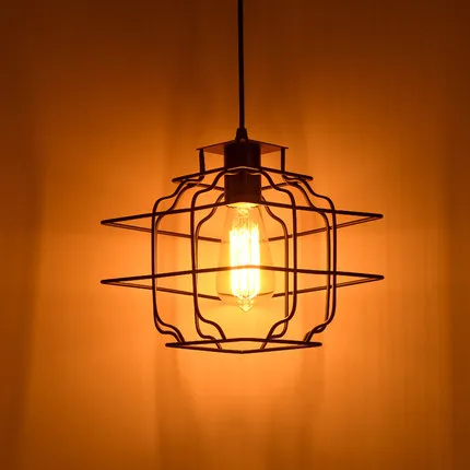 

Edison Loft Style Pendant Light Fixtures Vintage Industrial Lighting For Dining Room RH Metal Hanging Lamp Lustres Pendentes