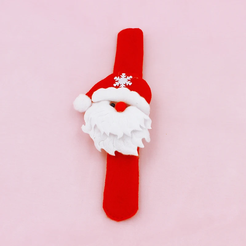 WEISIPU 5pcs Christmas Bracelets Patting Circle Children Gift Santa Claus Deer New Year Christmas Xmas Decoration
