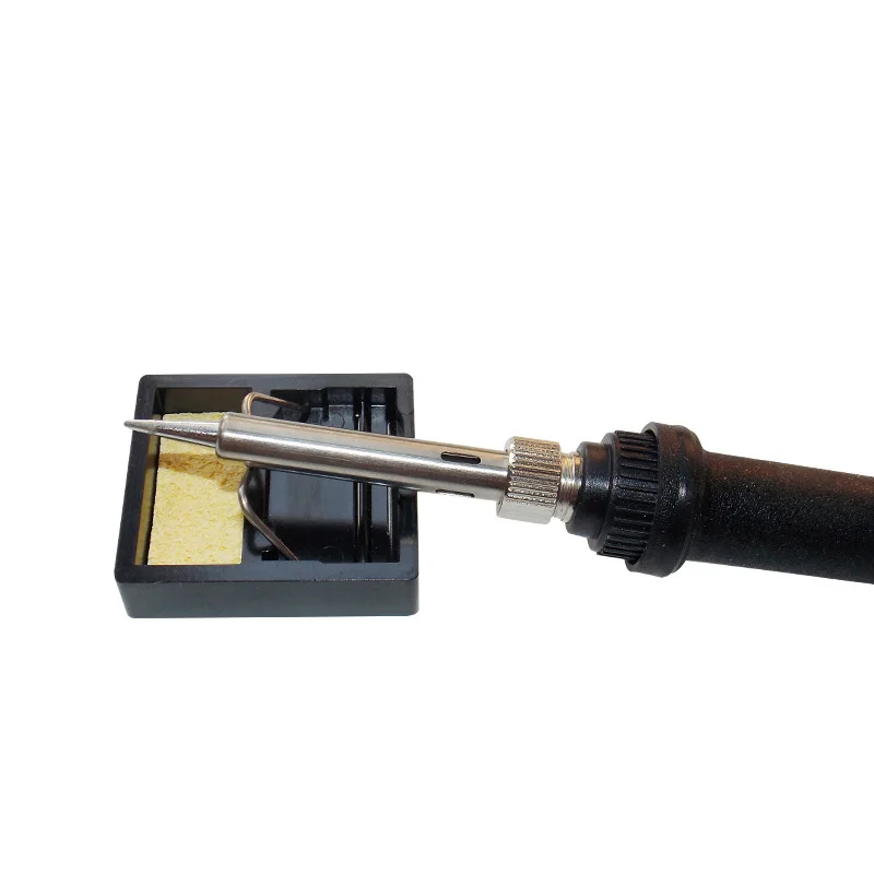 

NOVFIX 5pcs Mini Electric Soldering Iron Stand Holder Support Base Station Solder Sponge