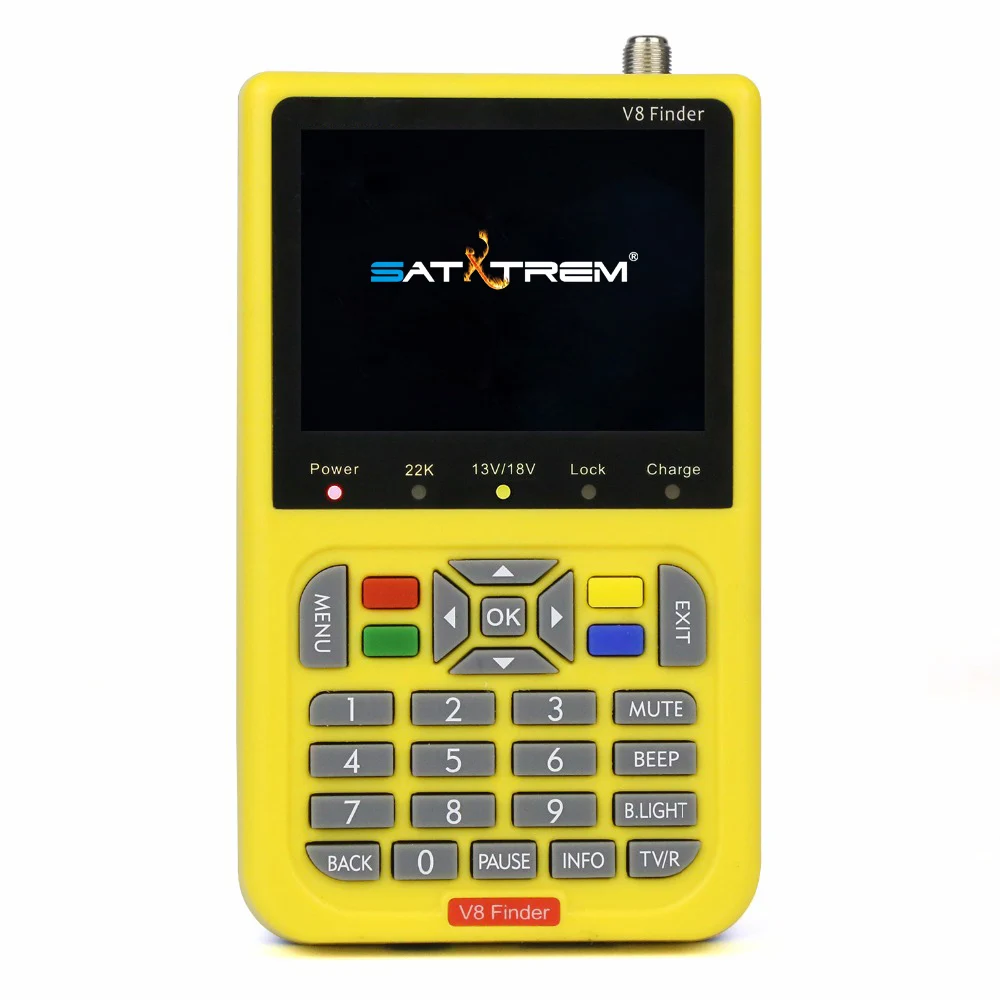 DVB-S2 V8 Finder HD цифровой спутниковый Finder W SatFinder MPEG2 MPEG4 с батареей 3000 мА FTA Sat finder