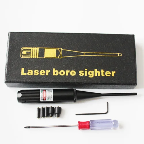 Green Dot Laser Bore Sighter Boresighter Kit .22-.50 Caliber Rifle scope sights and Pistols for handguns rifle Riflecope | Спорт и