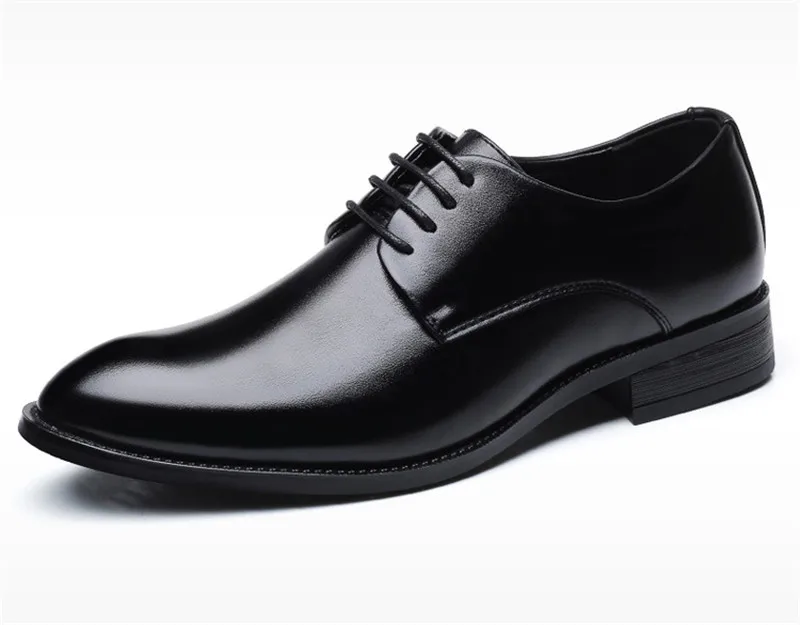 Г., Лидер продаж, мужская кожаная официальная обувь оксфорды, элегантная Винтажная обувь в деловом стиле обувь для работы, рождественской вечеринки, 1