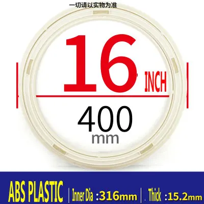 ADVANCED ABS Plastic Anti Skid Lazy Susan Turntable Base Round Table Wheel Swive Base for both Glass or Wood Table 16INCH 400MM OD