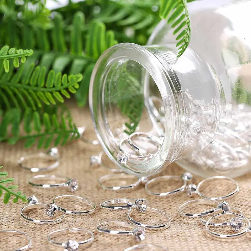 

5pcs Bridesmaid Ring wedding Bachelorette hen Party Anniversary Bridal Shower Table Centerpiece Napkin Cupcake Topper Decoratio