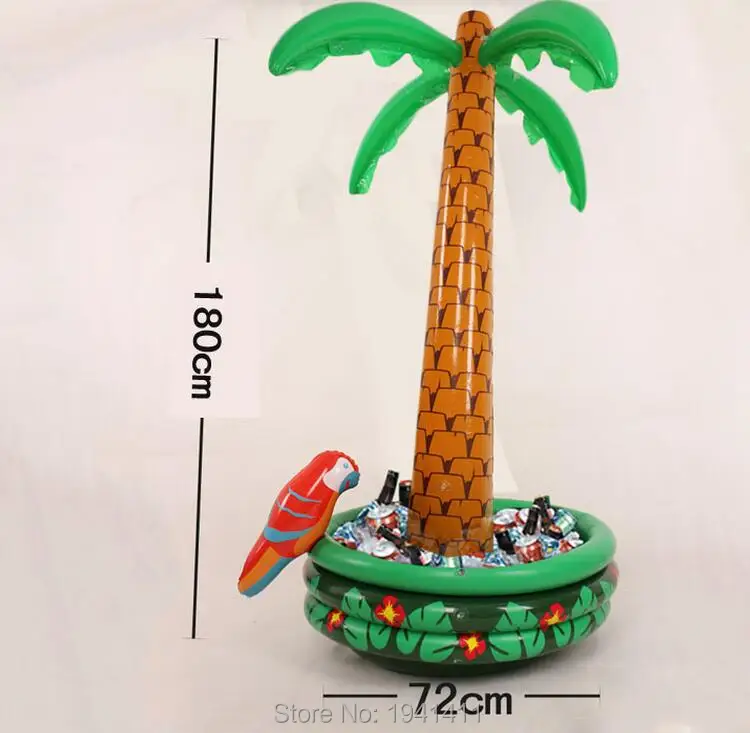 Гавайская серия 180 см большая надувная Кокосовая пальма охладитель напитков ведро льда для Sandbeach вечерние аксессуары Принадлежности игрушки