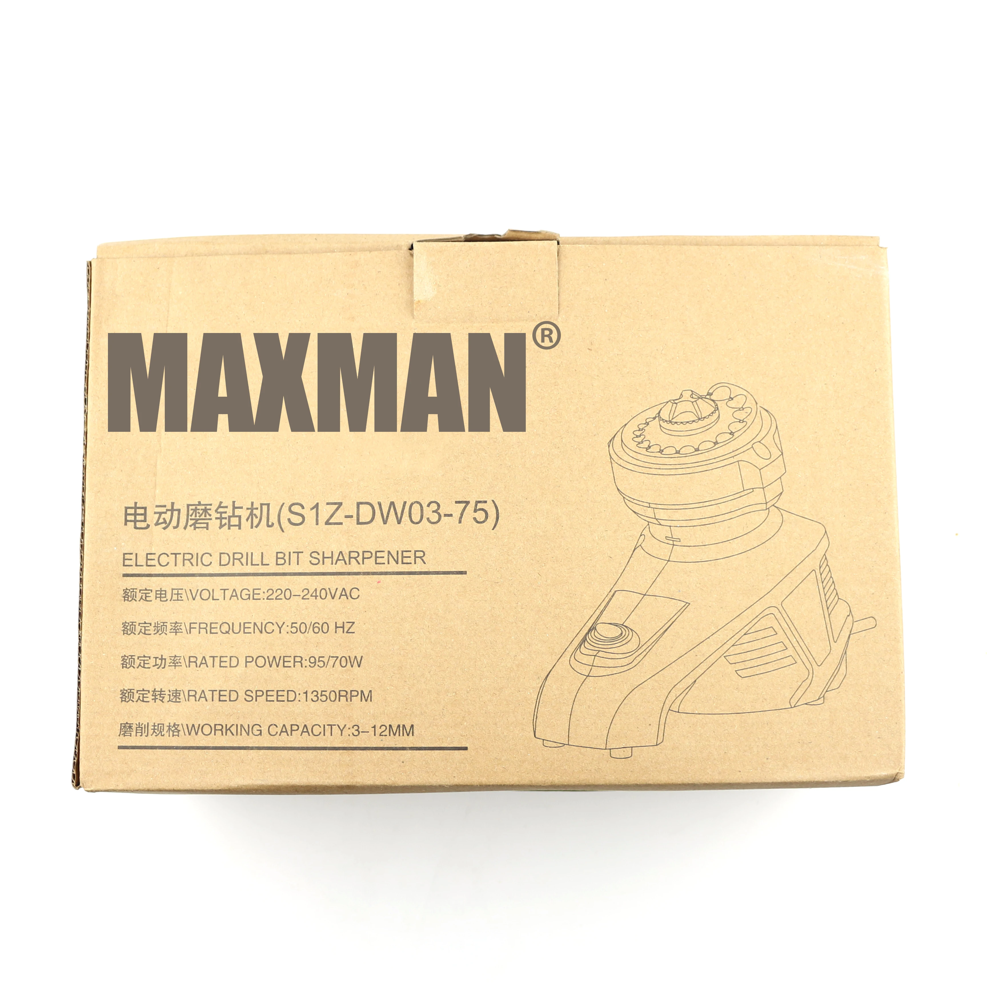 MAXMAN 220 V Электрический Точило для головки сверла высокое Скорость дрель шлифовальная машина 96 W 1350 об/мин Мощность инструменты для шлифовальная дрель Размеры 3~ 12 мм