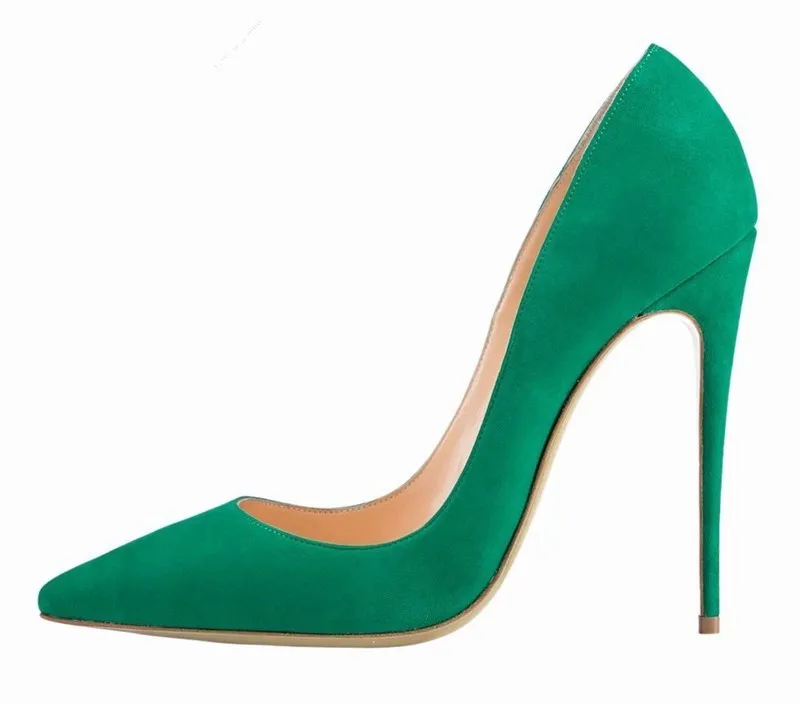 Woman High Heel Pumps Office Nude Shoes 2018 Pointed Toe Patent Leather Women Wedding Shoes Bride 12CM Women Stiletto Gladiators