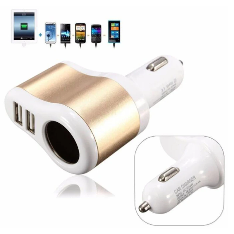 Двойной USB универсальный автомобильный прикуриватель зарядное устройство