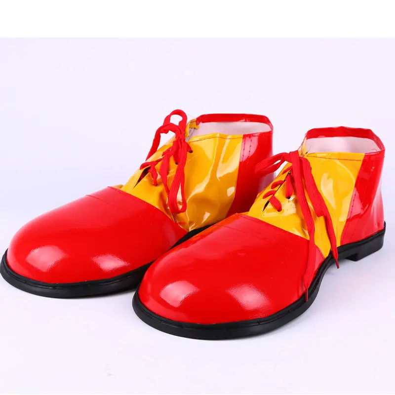 Halloween-Costumes-Adult-Funny-Circus-Clown-Shoes-for-Men-Red-Green (1)