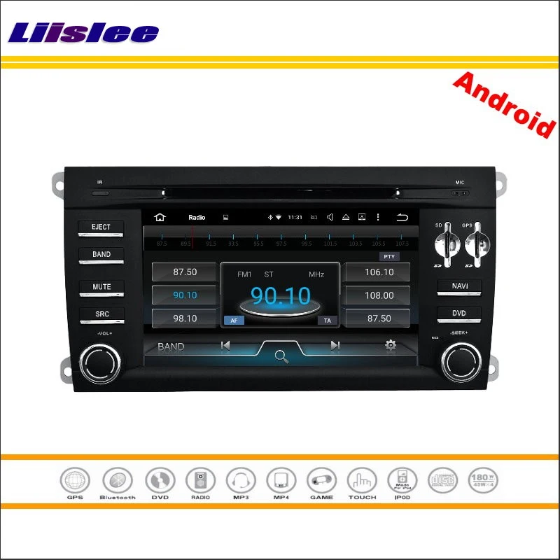 Best Liislee Car Android Multimedia For Porsche Cayenne 2003~2010 - Stereo Radio CD DVD Player GPS Map Nav Navi Navigation System 2