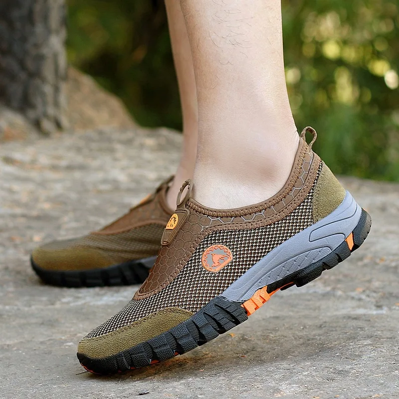 Summer Men's Casual Shoes Outdoor Sneakers Non-slip Wear-resistant Work Shoes Male Mesh Breathable Travel Shoes Drop Shipping Summer Men's Casual Shoes Outdoor Sneakers Non-slip Wear-resistant Work Shoes Male Mesh Breathable Travel Shoes Drop Shipping