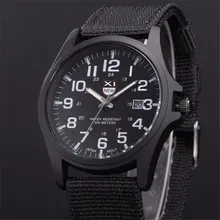 Великолепный дизайн уличные мужские часы нейлоновый ремешок Военные Спортивные Аналоговые Кварцевые Спортивные наручные часы Мужские часы Relogio Masculino
