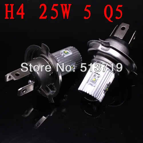 

2X Auto 6 Cree Chips H4 LED Car Fog Light Headlight External Light Driving Parking Light Source Xenon Lamp Bulb Accessories