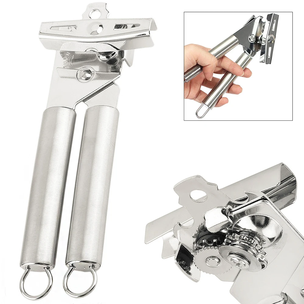 

Multifunctional Stainless Steel Can Opener Durable and Practical Canned Bottle Opener for Home