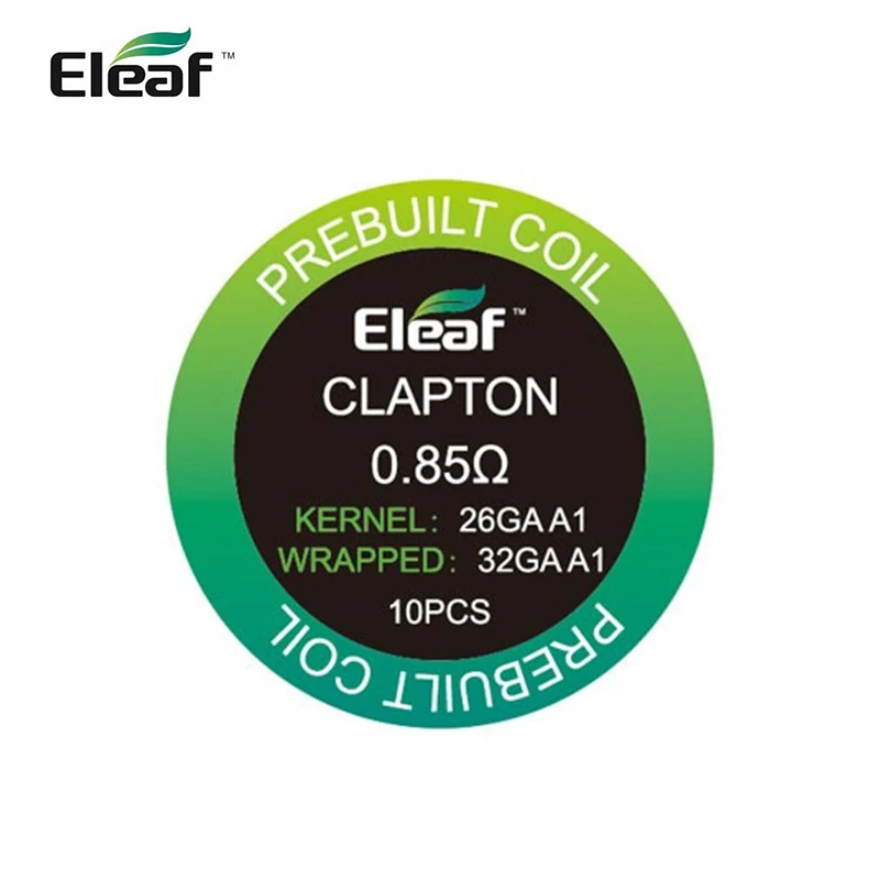 Eleaf Clapton Coil 0.85ohm (10pcs) Prebuilt Eleaf melo 3 coil Clapton Coil for lemo 3 Atomizer tank elektronik sigara coil