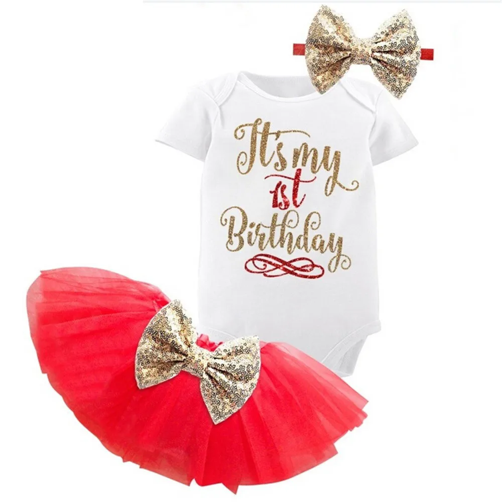 Комплекты для новорожденных девочек на первый день рождения Пышное фатиновое платье-пачка для малышей комплекты одежды для малышей