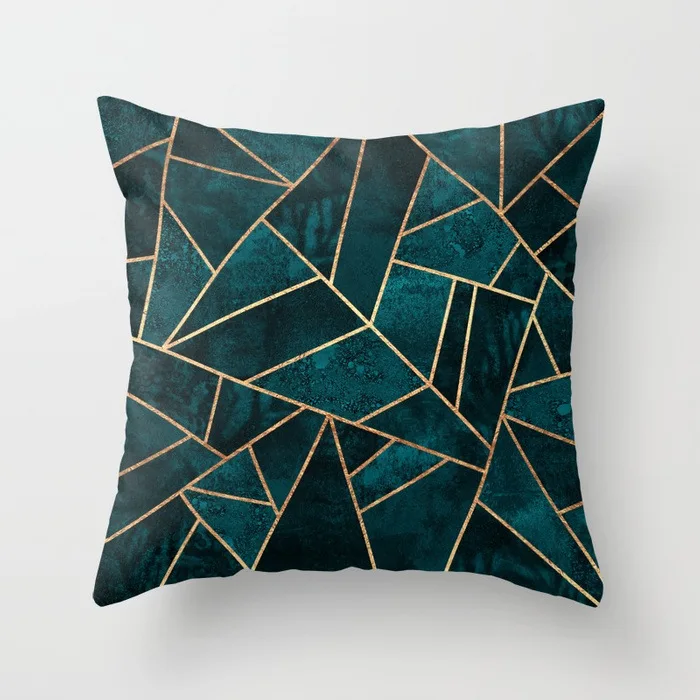 deep-teal-stone-pillows