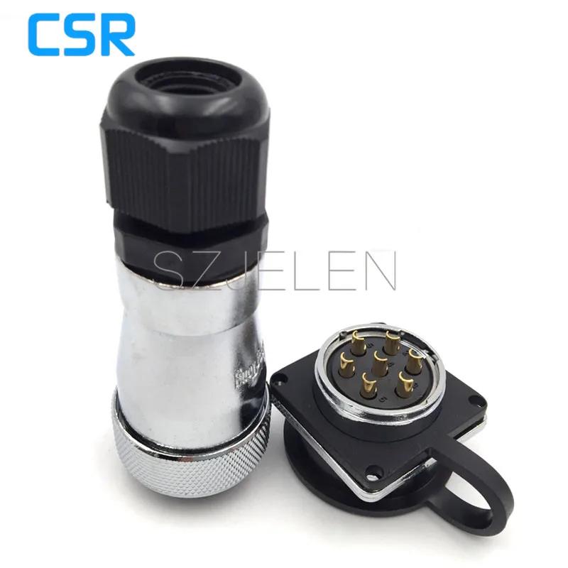 connector ip67 7 pin outdoor masculino feminino soldagem conector impermeavel 04