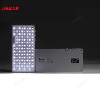 

Iwata 117 LED Fill Light CRI Super Natural Light 3000K-5500K Ultra-thin Portable Phone Video Light Aluminum Dimmable CD50