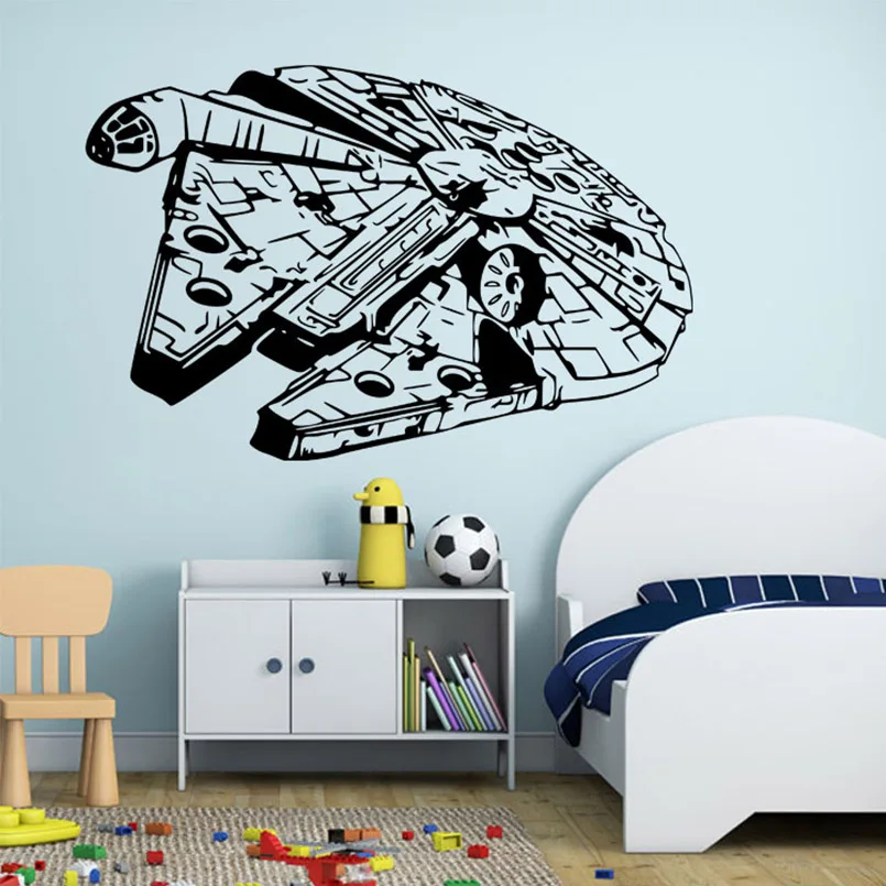 Creative Spaceship Wall Stickers Decoration Living Room