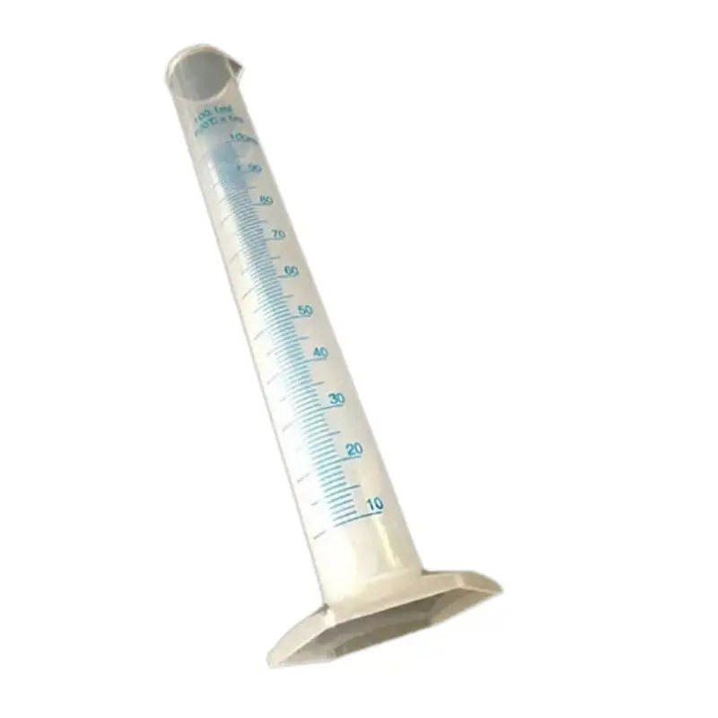 

100ml Chemistry Set Measuring Tool Kitchen Measuring Tool Plastic Measuring Cylinder 100ml School Experiment Supplies