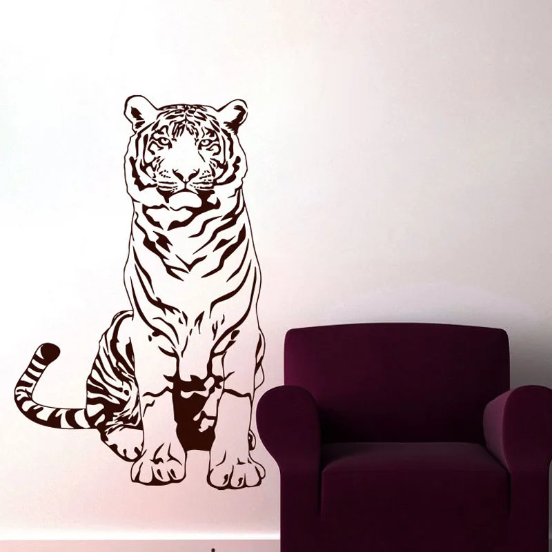 

ZOOYOO Tiger Wall Sticker Vinyl Wall Art Murals Home Decor Living Room Bedroom Decoration Nursery Wall Decals