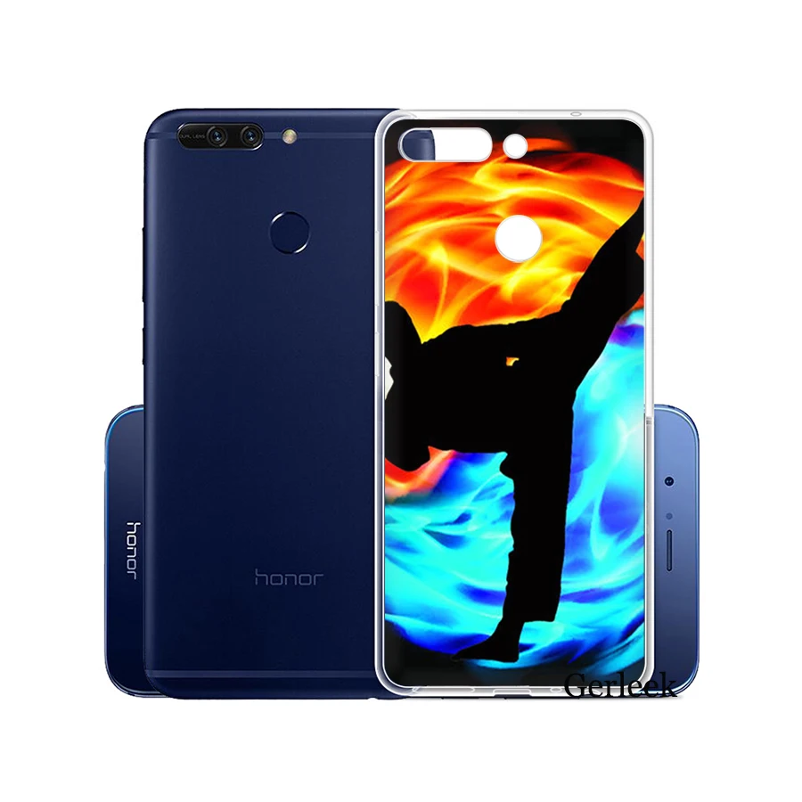 Чехол для телефона тхэквондо Huawei Honor 6A 7A 7C 7X 8X 8 9 10 Lite Play мягкие ТПУ