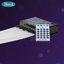 Multifunction fiber optic meteor star light kit with projector 300 stars falling at 2m length remote controller 60pcs 3 0 75mm 2m sensory sparkle optic fiber light kit with 16w led light source ir remote controller