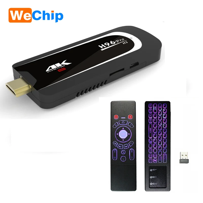 H96 Pro H3 мини ПК с дистанционным управлением T6 Amlogic S905X четырехъядерный Android 7 1 ТВ
