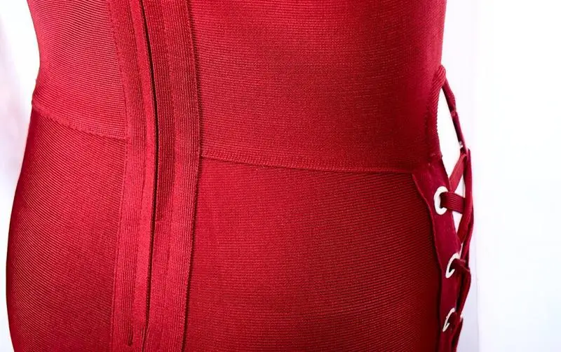 Высокое качество красный черный бежевый без рукавов Размер ткачество Сексуальный Бандаж комбинезон милые вечерние комбинезон