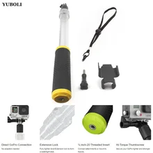 Go Pro селфи палка ручной монопод для GoPro Go pro Hero 5 4 3 SJCAM sj4000 sj5000 sj5000x xiaomi yi 2 4k аксессуары для камеры