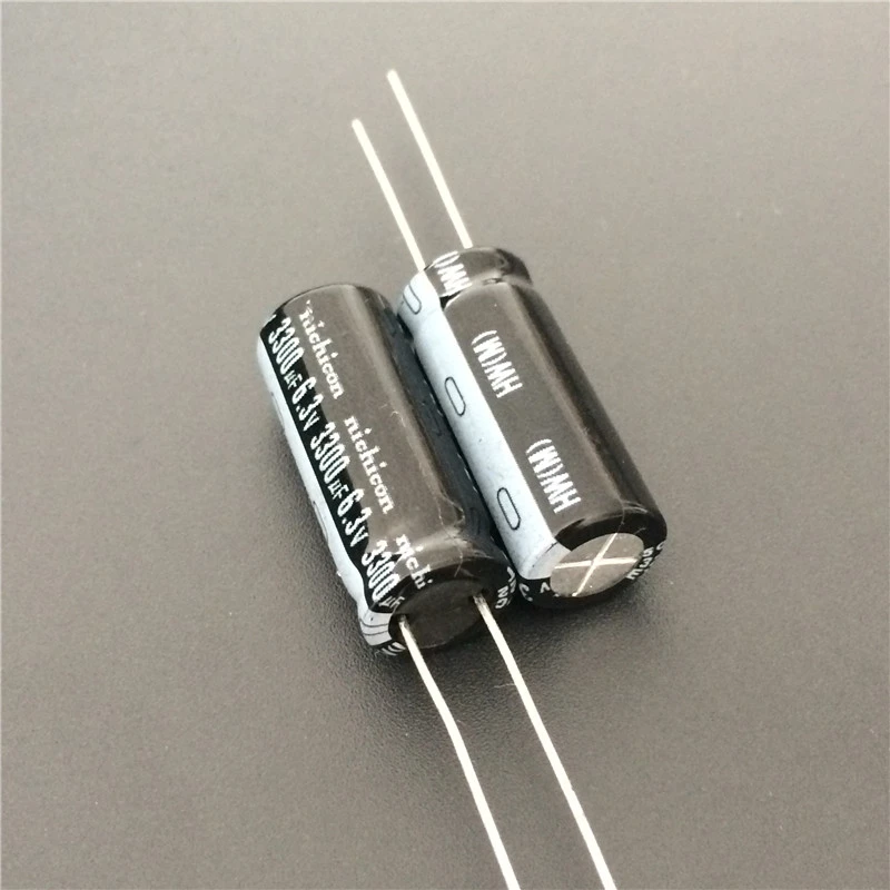 10pcs 3300uf 6.3v Japan Nichicon Hw Series 10x25mm High Ripple Low