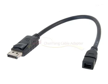 

DP DisplayPort Male to Mini DP DisplayPort Female Cable 20cm for Displays HDTV Monitor 20CM