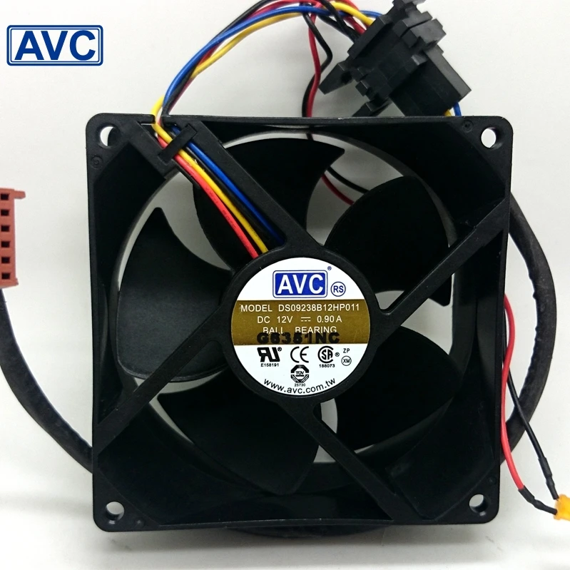 1pcs  DS09238B12HP011 9238 9CM 12V  0.90A BALL Bearing cooling fan