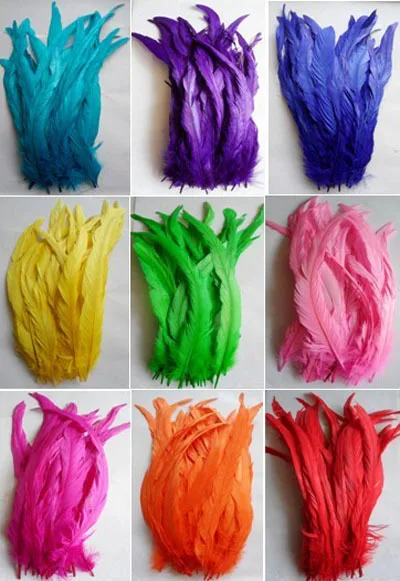 

Rooster tail feather / DIY feather / clothing accessories jewelry accessories / wedding supplies / performance necessary 30-35cm