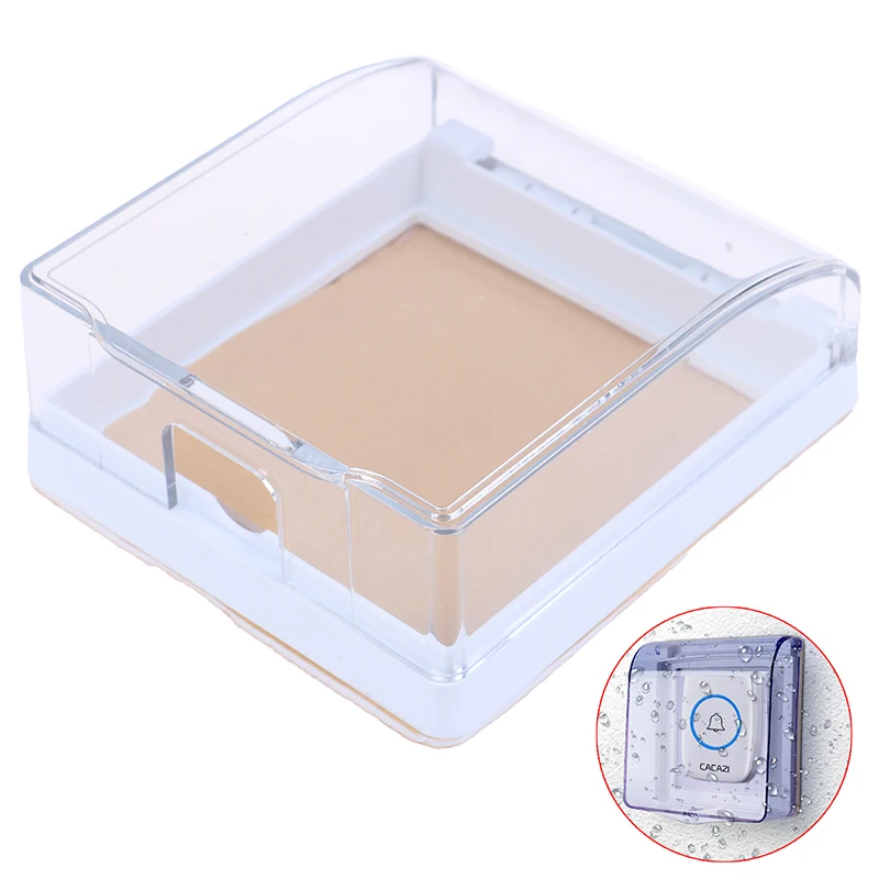 Plastic Clear Wall Switch Waterproof Cover Box Wall Light Panel Socket Doorbell Flip Cap Cover Bathroom Kitchen Accessory Switch Covers Aliexpress