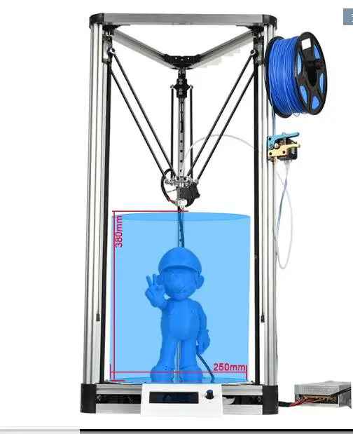 Kossel Новый Дельта 3D принтер DIY большая площадь печати оригинальный дизайн|3D