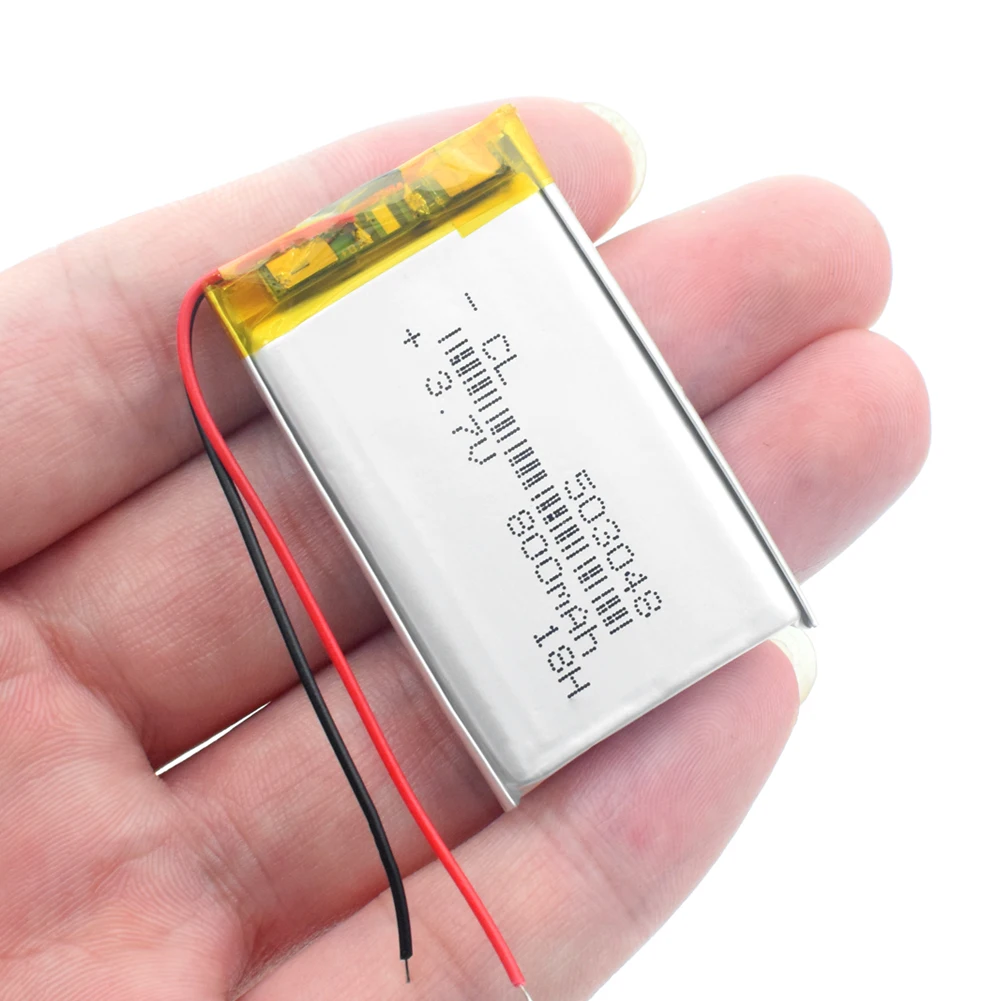 Литий-ионная аккумуляторная батарея 503048 Bateria 800mAh Lipo литий-полимерные аккумуляторы Li-Po для gps MP3 MP4 MP5 Bluetooth динамик
