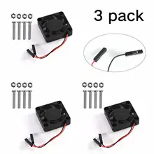 Вентилятор для Raspberry Pi DC 5 В/3,3 В, Бесщеточный Охлаждающий вентилятор с винтами для Raspberry Pi 3 B + 3B 2B Вентилятор для Raspberry Pi DC 5 В/3,3 В, Бесщеточный Охлаждающий вентилятор с винтами для Raspberry Pi 3 B + 3B 2B