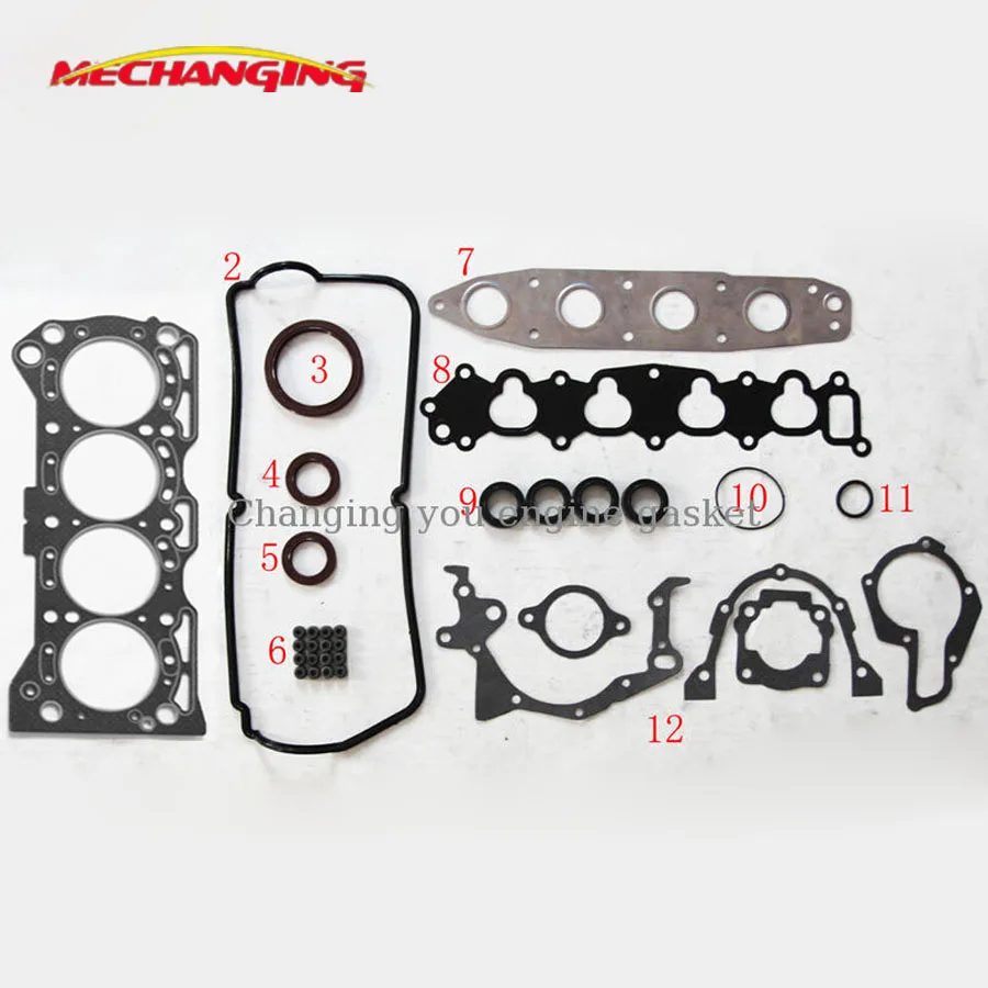 

G16B FOR Suzuki GRAND VITARA ESTEEM BALENO 16V 1.6L Engine seal Gasket Engine Rebuilding Kits Full Set Engine Gasket 50145500