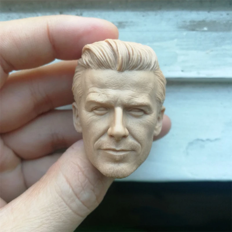 

1/6 David Beckham Unpainted Head Carving Sculpt for 12''Action Figures Bodies